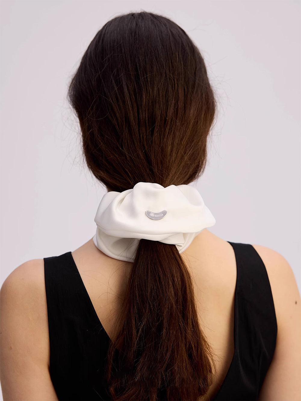 MUKTANK×SUN HUNTER Acetate Satin Cloud-shaped Hair Tie