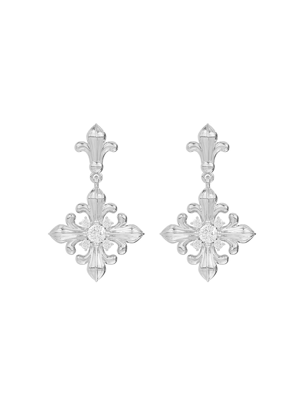 MUKTANK×SUN HUNTER Iris Petal Earrings