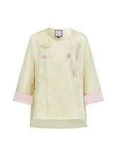 Mukzin "Ode To The New Summer"New Chinese-Style Embroidered Shirt With Frog Buttons On The Placket