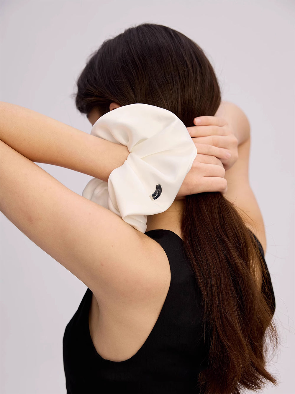 MUKTANK×SUN HUNTER Acetate Satin Cloud-shaped Hair Tie