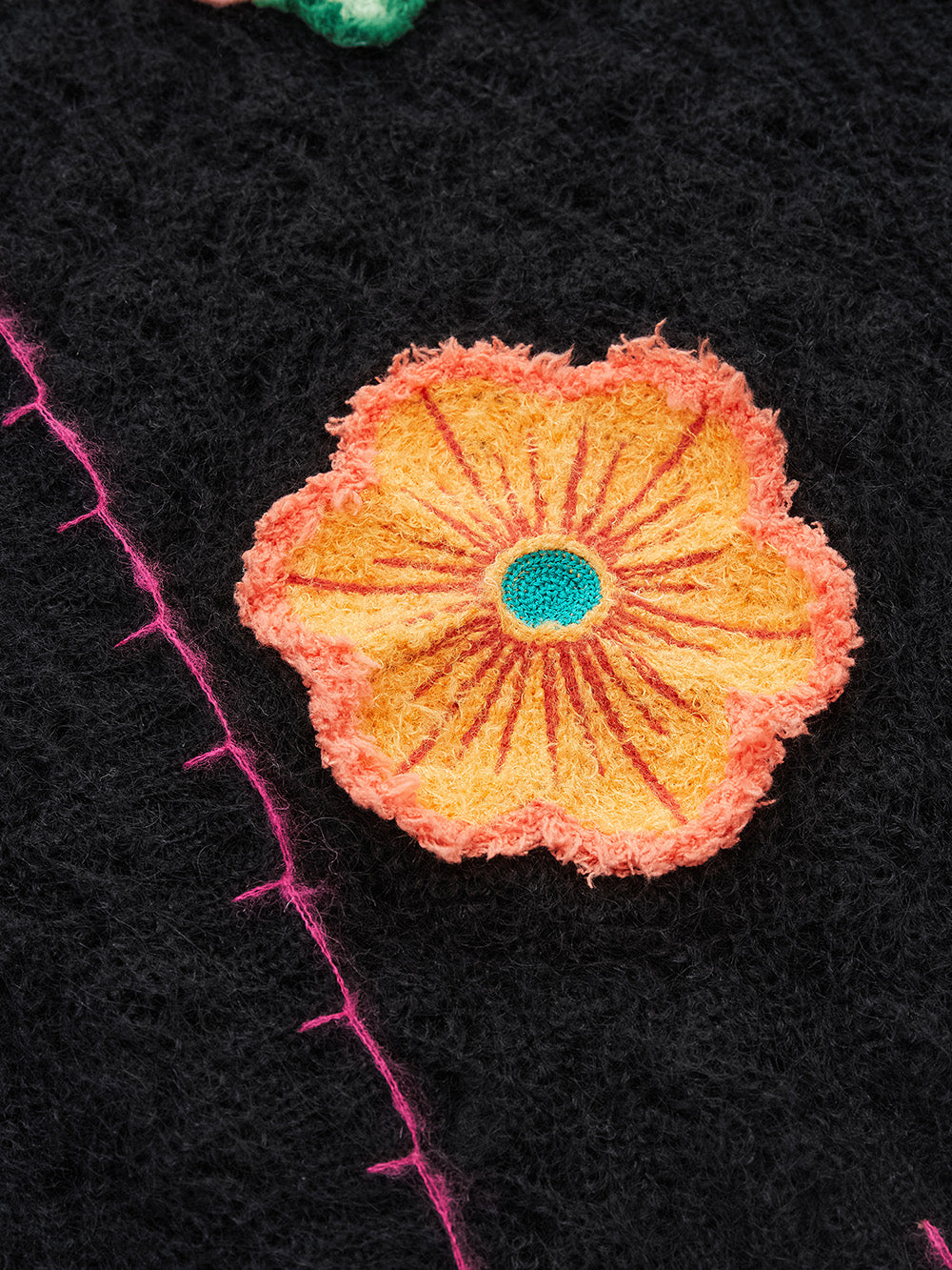 MUKZIN SpringPrelude "Chunjiao" Vintage Hollow-out Knitted Cardigan