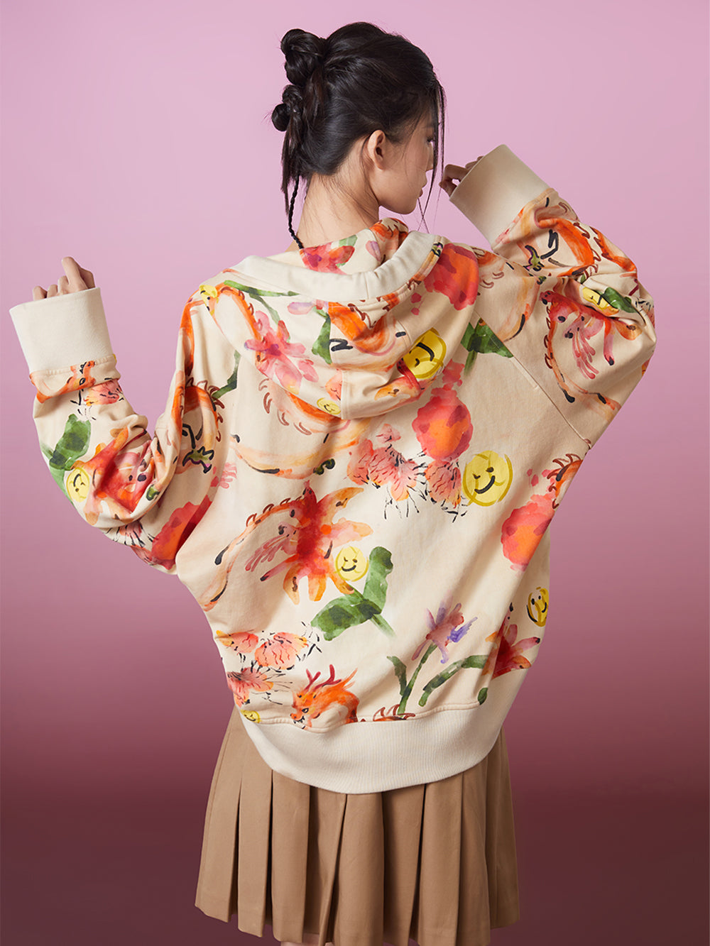 MUKZIN New Loose Printed Personalized Casual Sweater