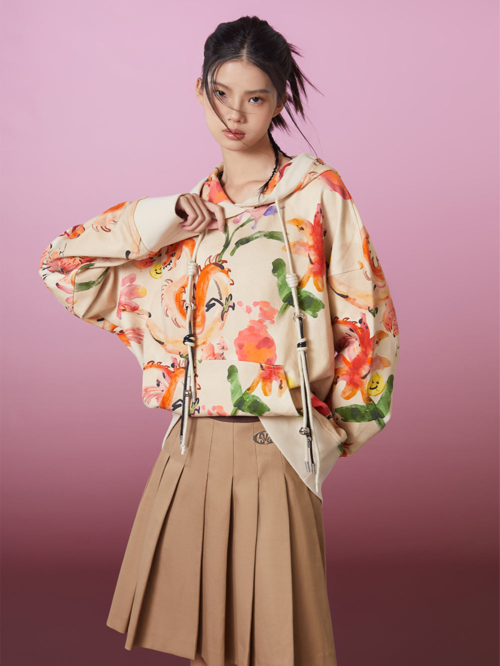 MUKZIN New Loose Printed Personalized Casual Sweater