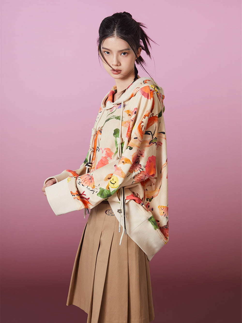 MUKZIN New Loose Printed Personalized Casual Sweater