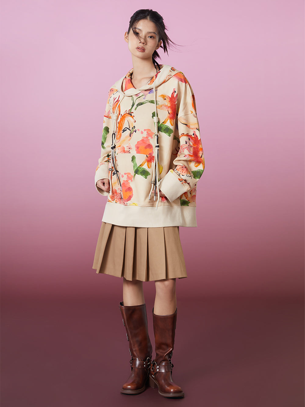 MUKZIN New Loose Printed Personalized Casual Sweater