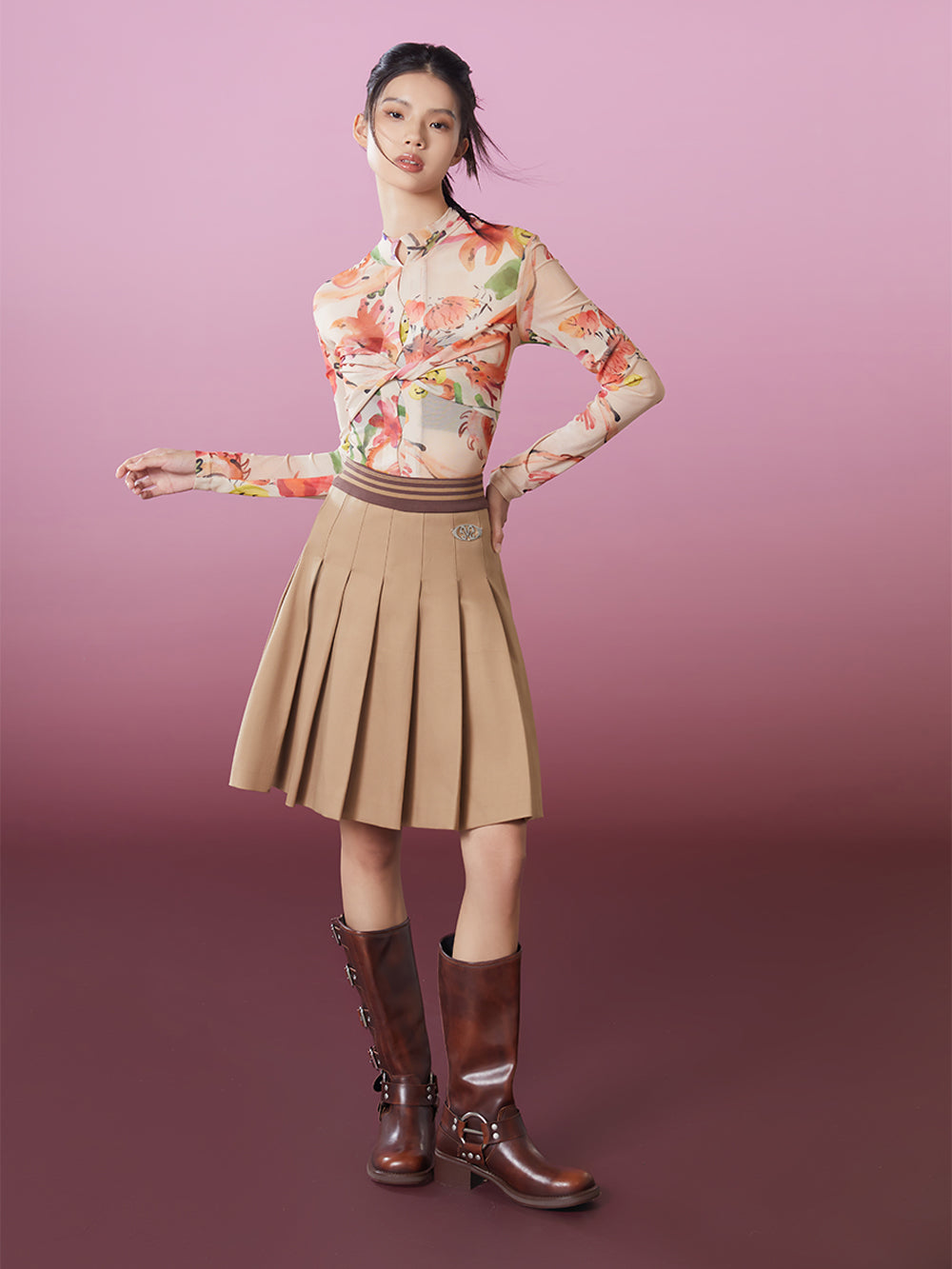 MUKZIN Hollow Elegant Fashionable Comfortable Bottoming Shirt