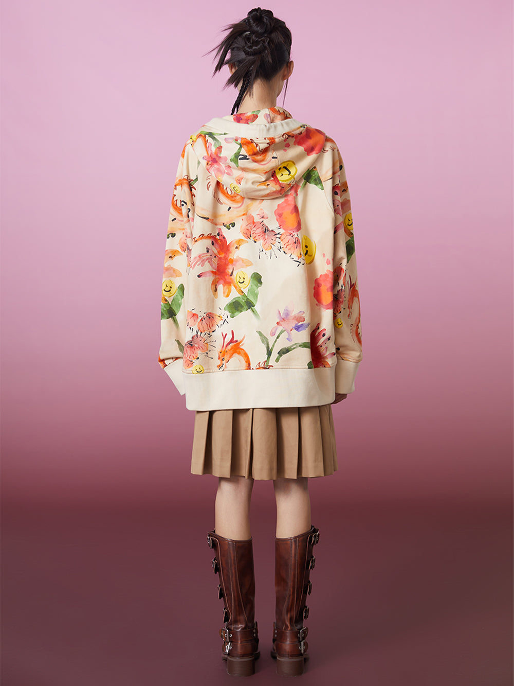 MUKZIN New Loose Printed Personalized Casual Sweater
