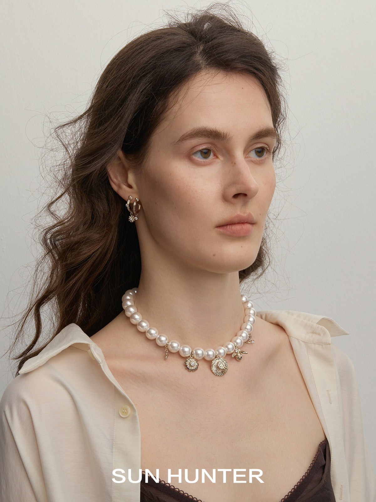 MUKTANK×SUN HUNTER Garden Pearl Necklace
