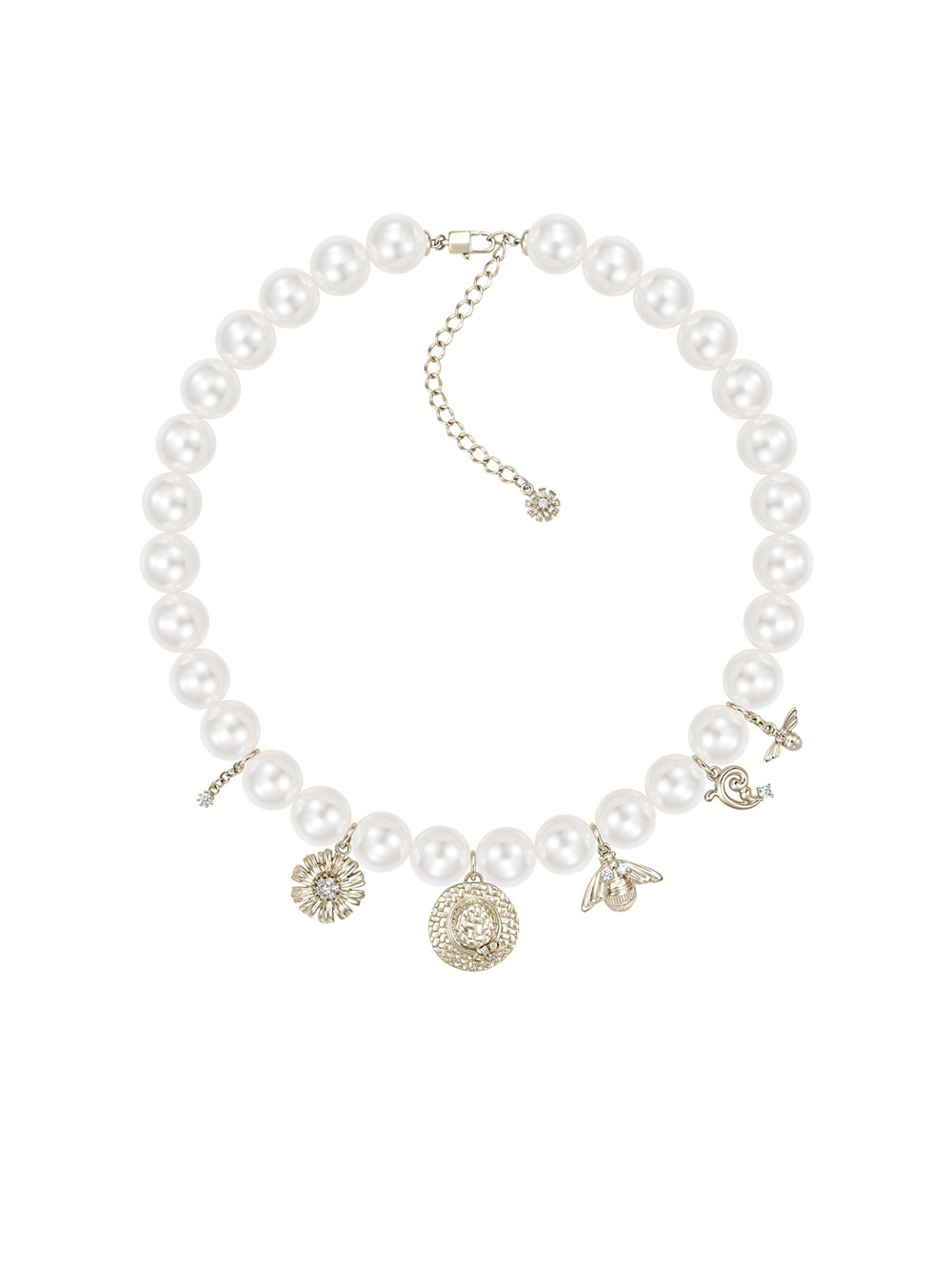 MUKTANK×SUN HUNTER Garden Pearl Necklace