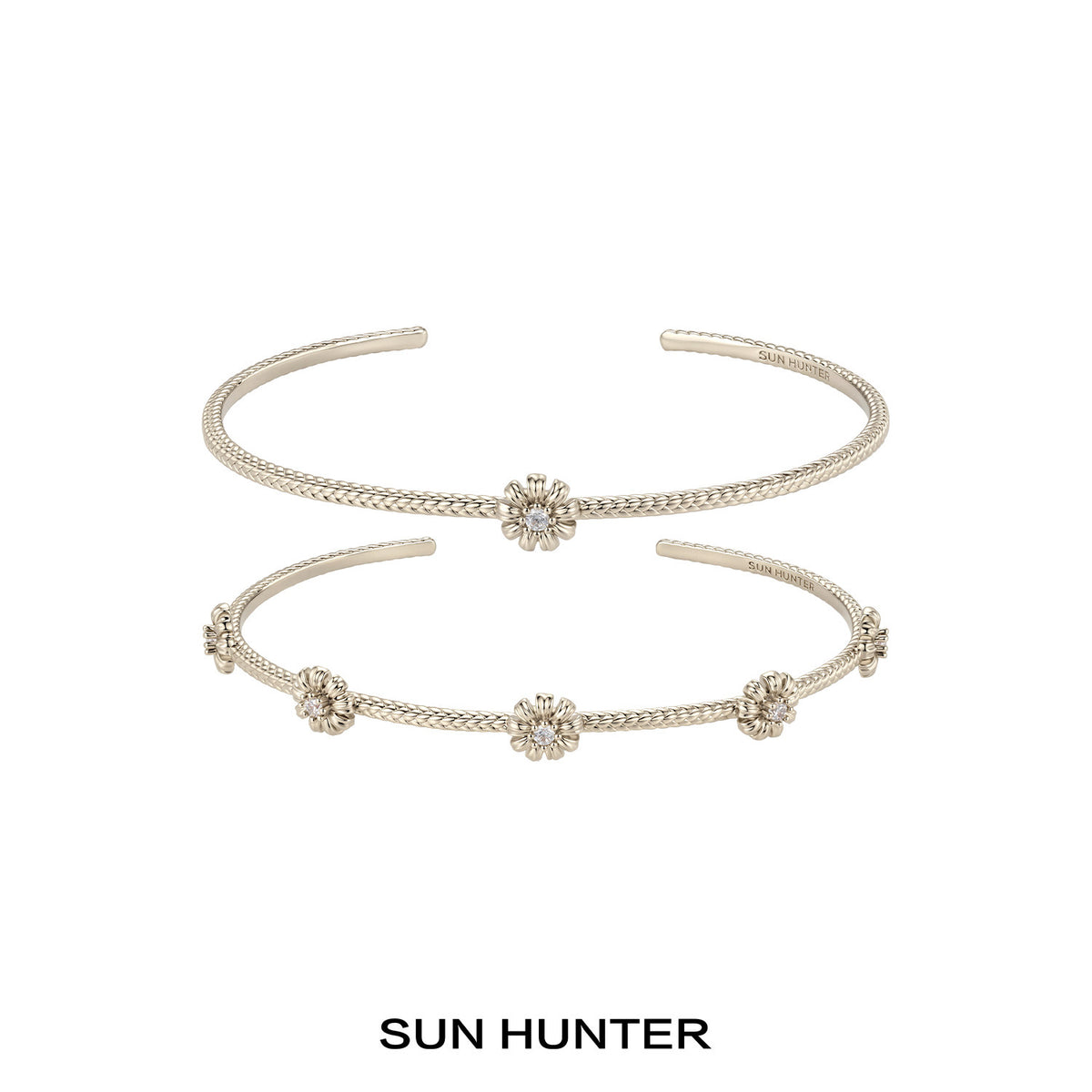 MUKTANK×SUN HUNTER Garden Single Daisy Bangle