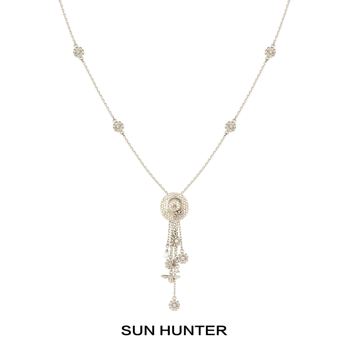 MUKTANK×SUN HUNTER Garden Woven Hat Tassel Necklace