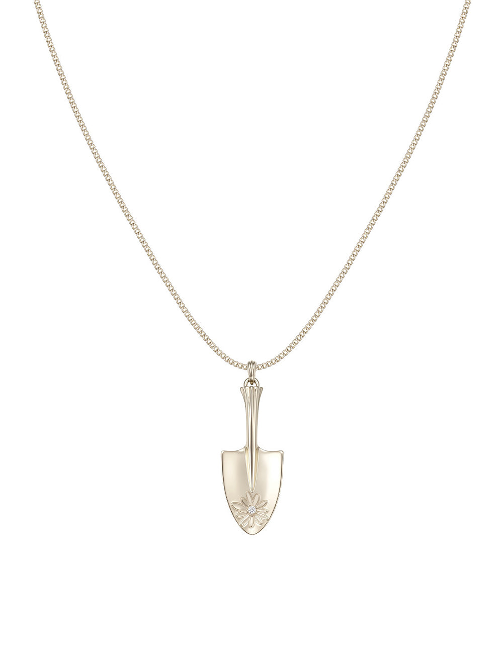 MUKTANK×SUN HUNTER Garden Daisy Shovel Necklace