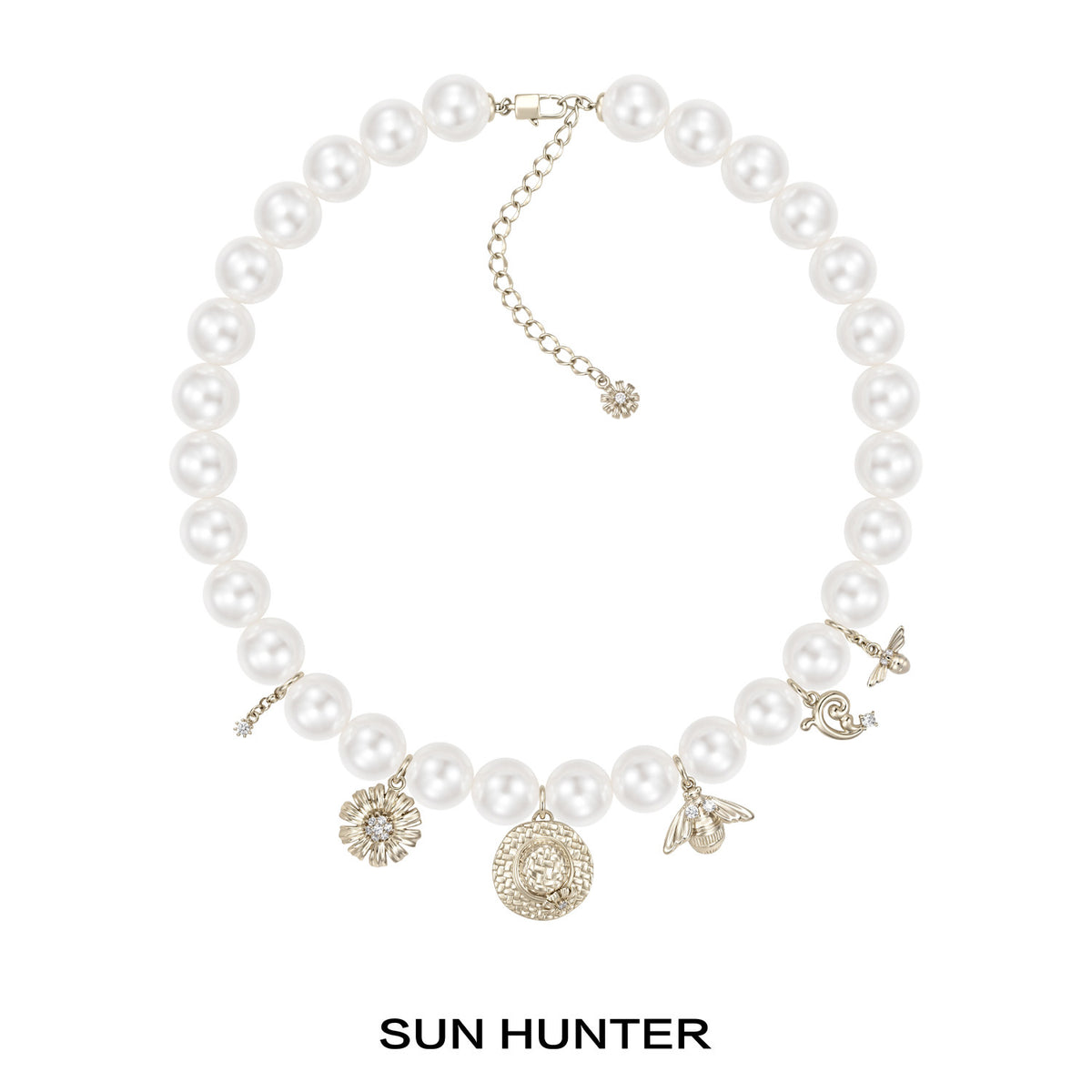 MUKTANK×SUN HUNTER Garden Pearl Necklace