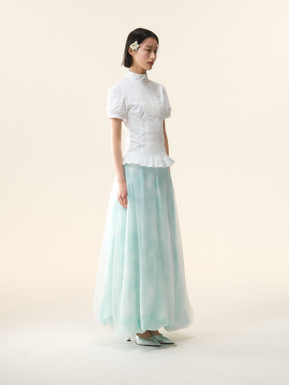 MUKTANK×LOUMUTAKU Bud-shaped Skirt like the Lost Pearl in the Vast Sea