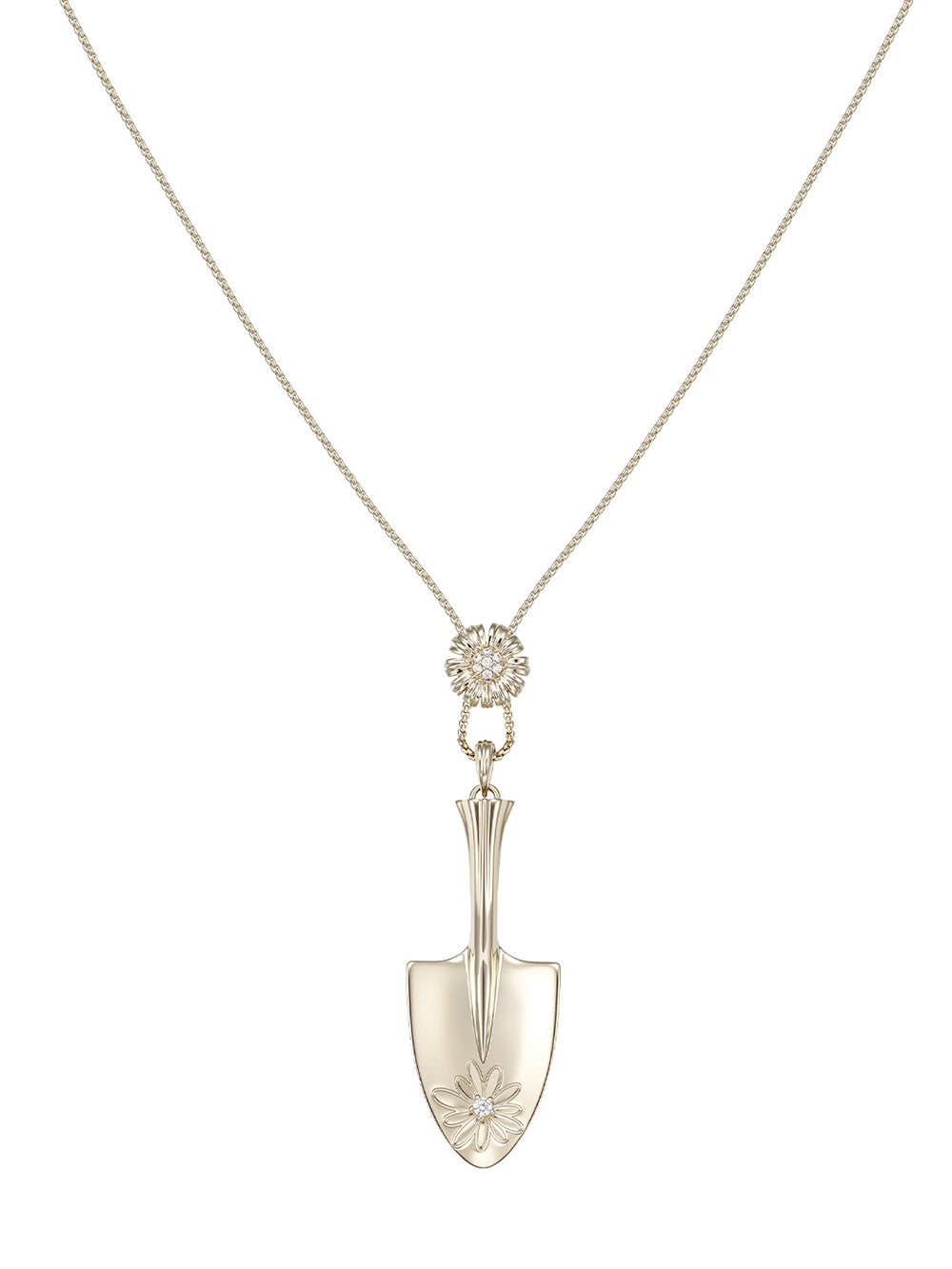 MUKTANK×SUN HUNTER Garden Daisy Shovel Long Necklace