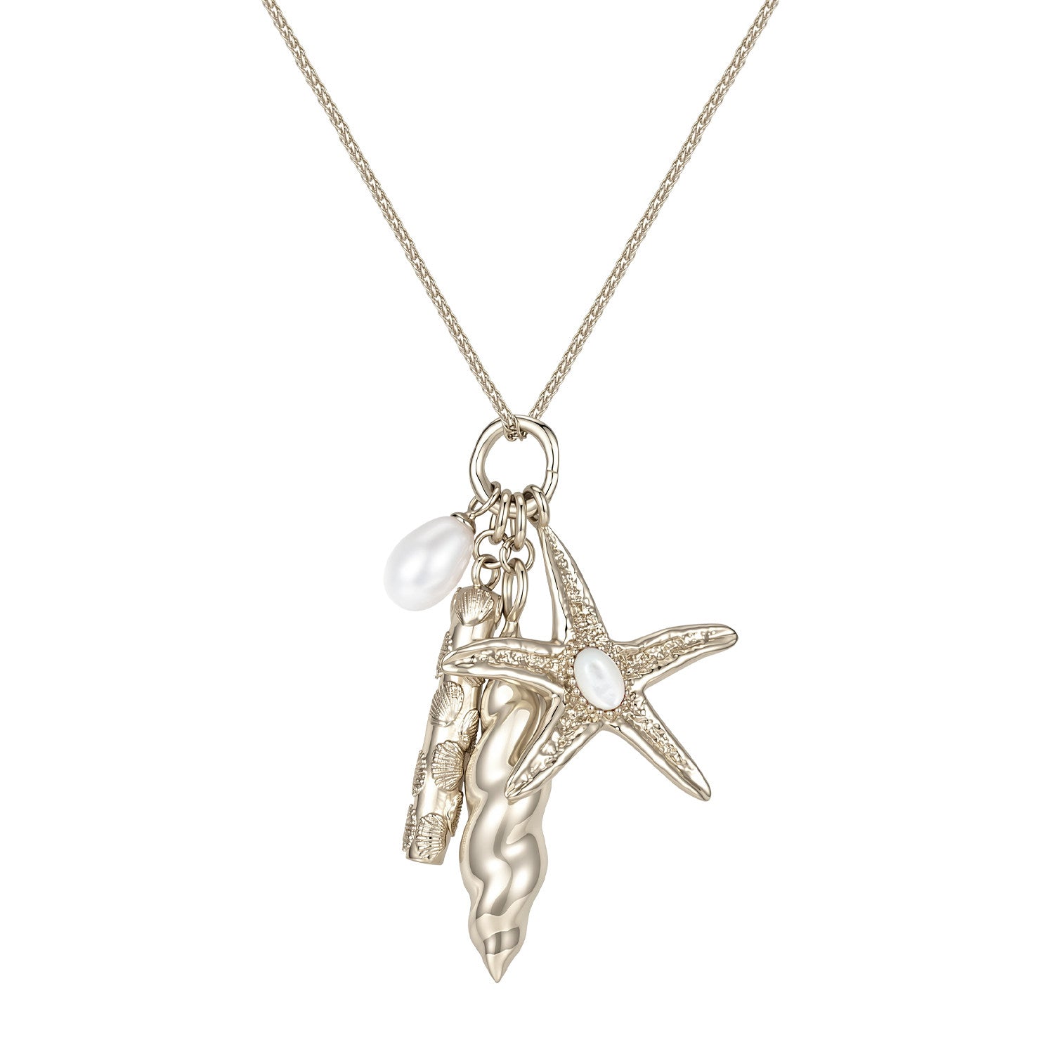 MUKTANK×SUN HUNTEROcean Starfish Tassel Necklace