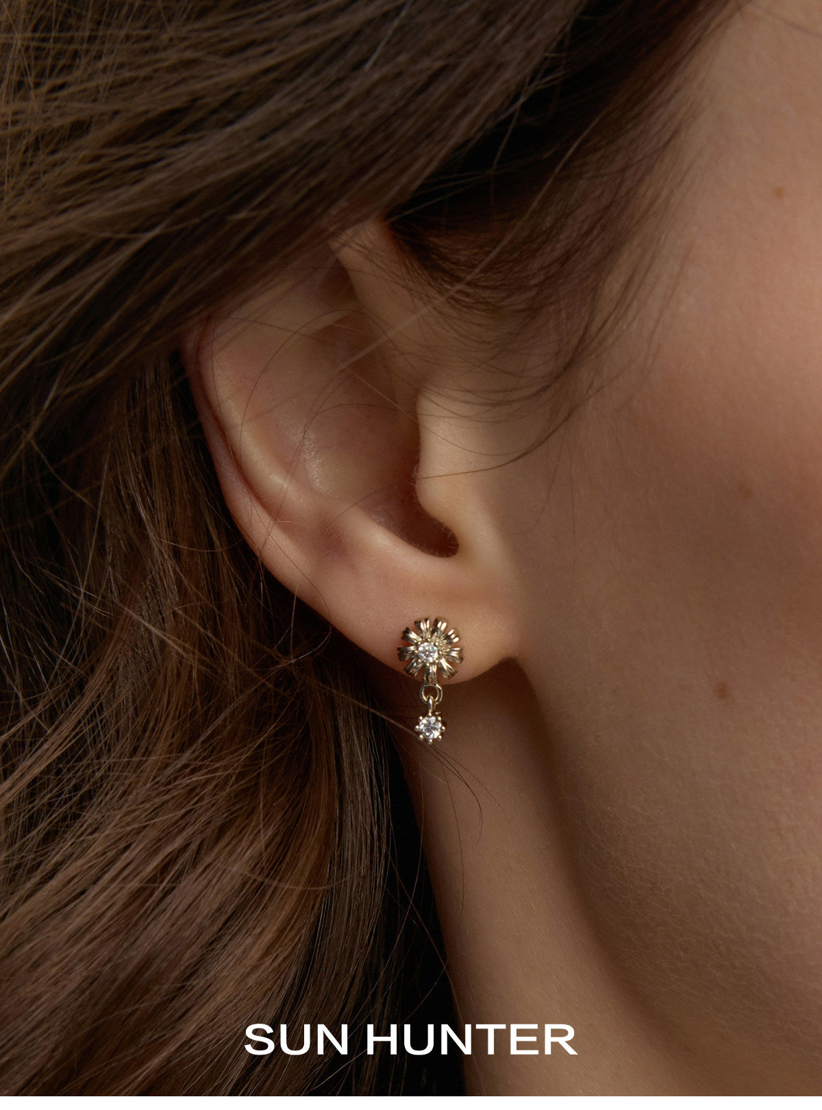 MUKTANK×SUN HUNTER Three-pair earrings for the garden