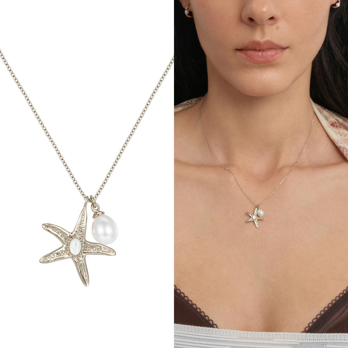 MUKTANK×SUN HUNTEROcean Starfish Necklace