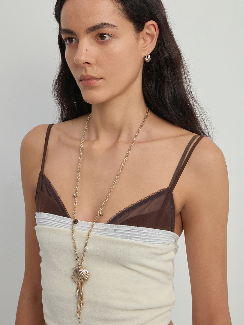 MUKTANK×SUN HUNTER Ocean Fringe Necklace
