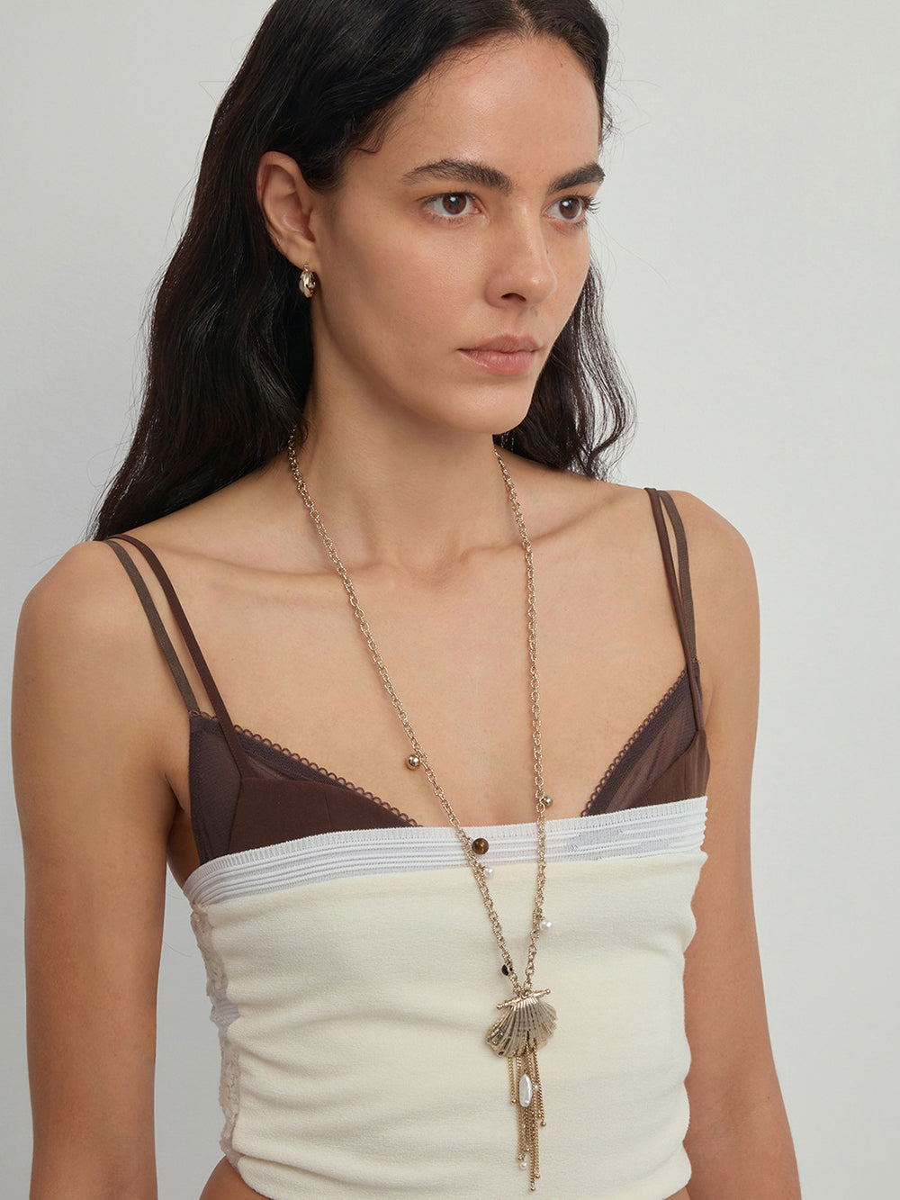 MUKTANK×SUN HUNTER Ocean Fringe Necklace