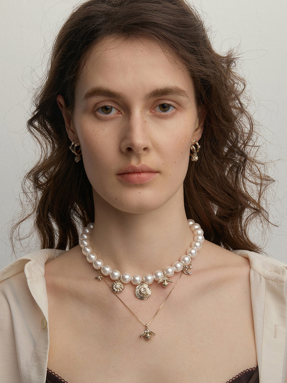MUKTANK×SUN HUNTER Garden Pearl Necklace
