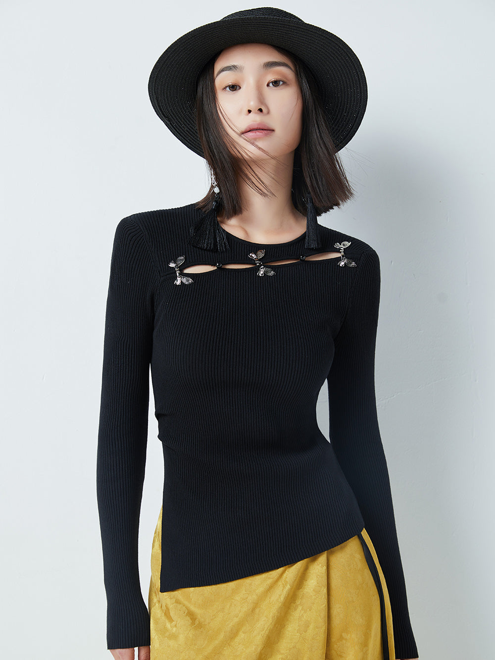 MUKTANK × CUUDICLAB Butterfly Newsboy Cap