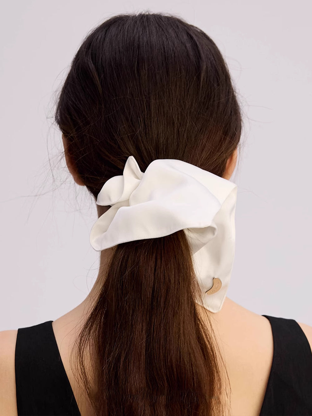 MUKTANK×SUN HUNTER Acetate Satin Bandana Hair Tie