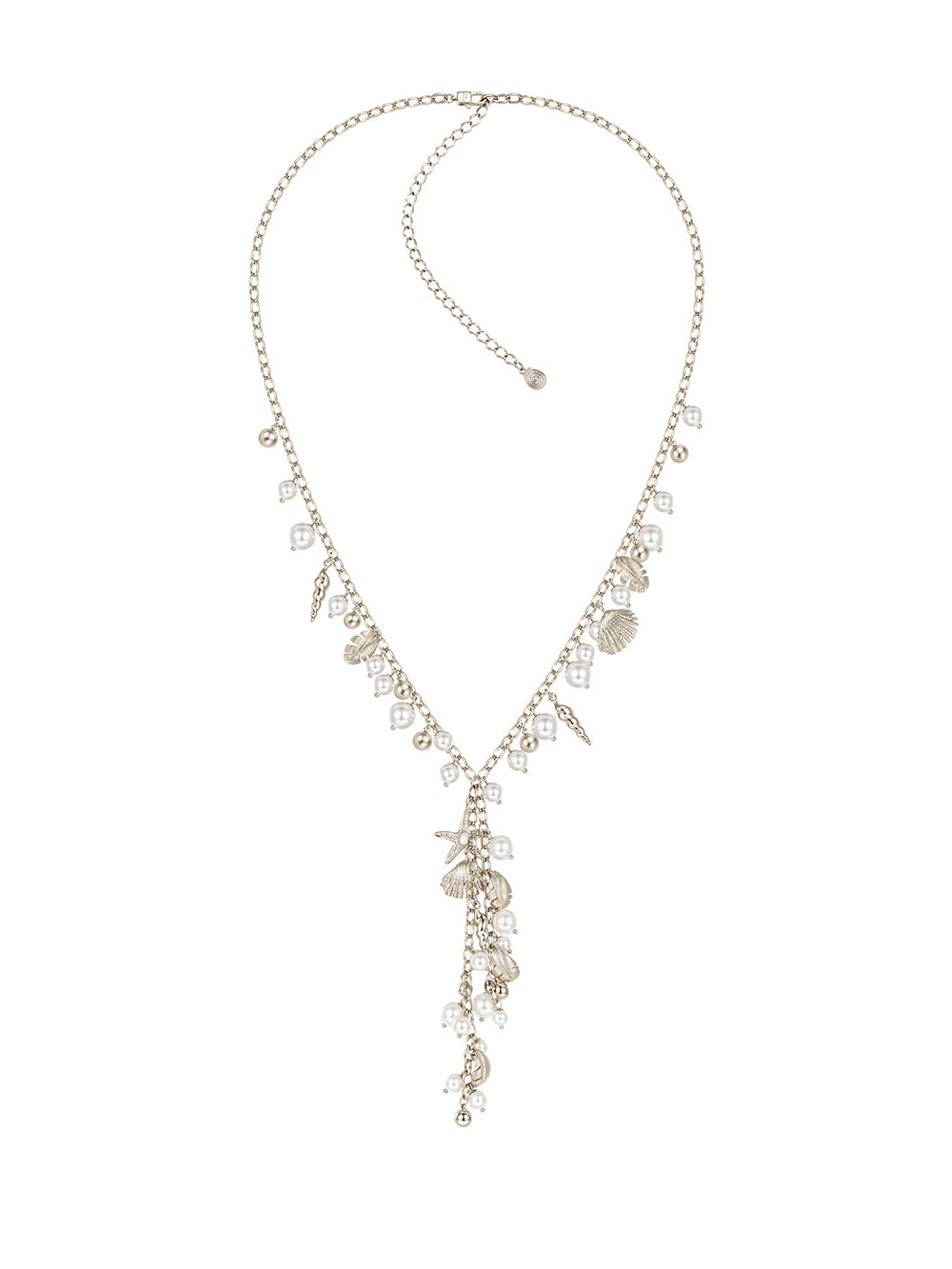 MUKTANK×SUN HUNTER Ocean pearl Y-shaped necklace