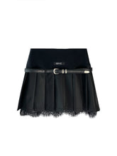 MUKTANK×MODULER Lace Paneled Double-Layer Fake Two-Piece Skort