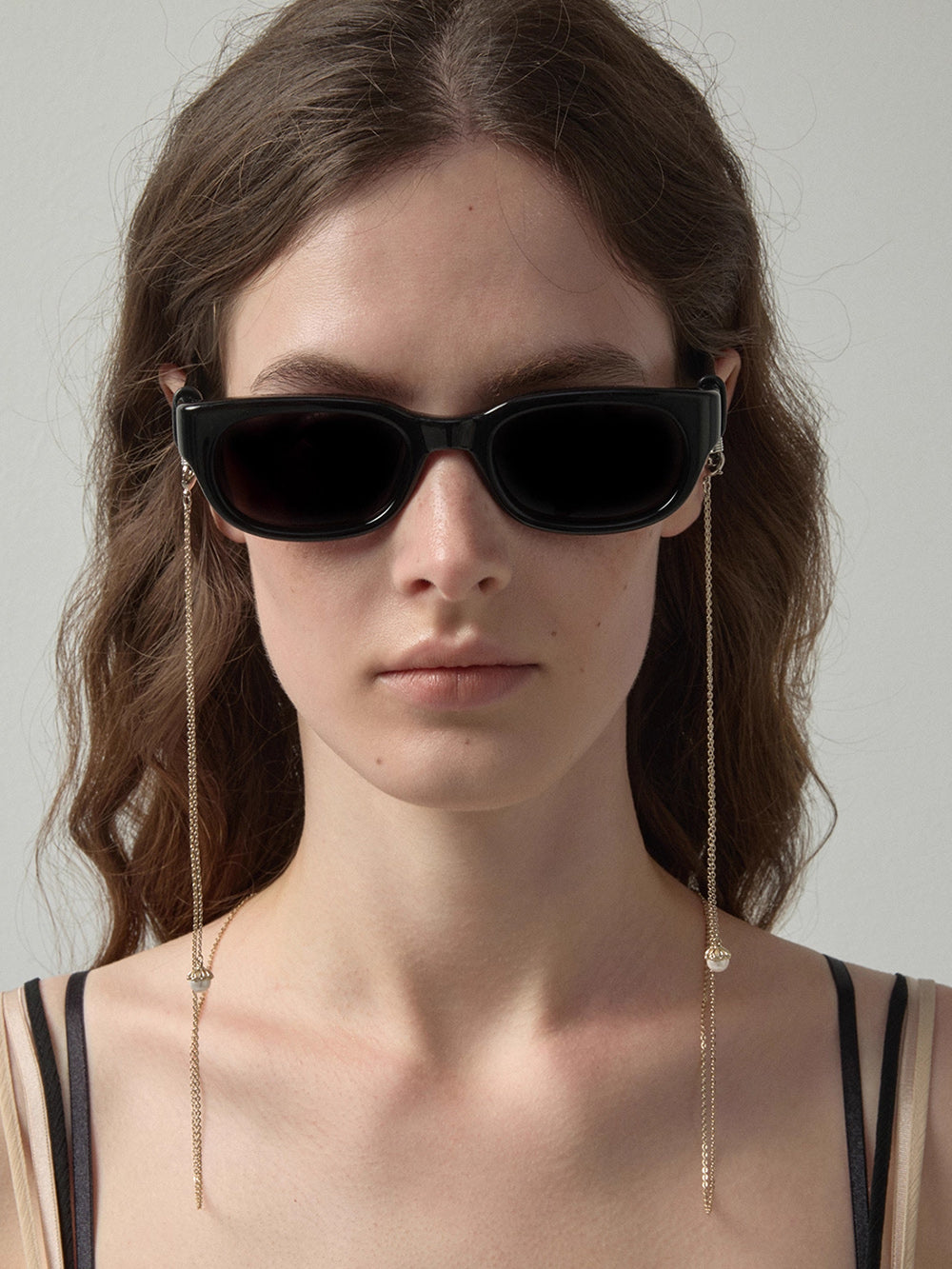 MUKTANK×SUN HUNTER Vintage Faux Pearl Eyeglass Chain
