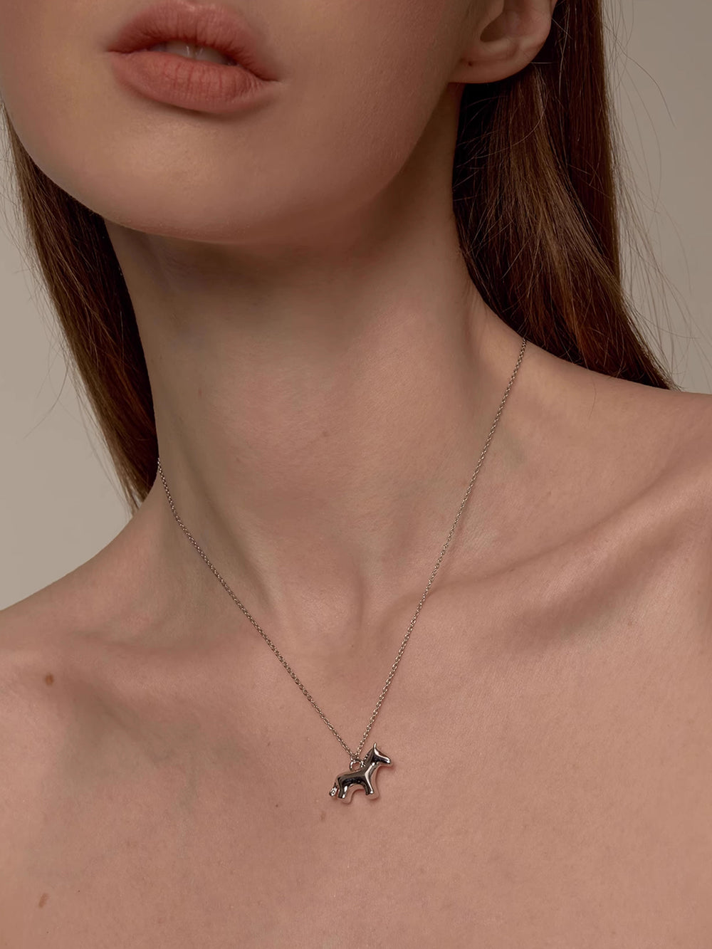 MUKTANK×SUN HUNTER Pony-shaped Basic Plain Chain