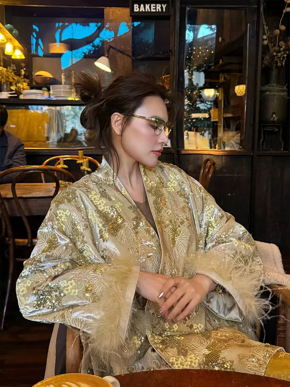 MUKZIN New Chinese - style Coat Made of Mulberry Silk