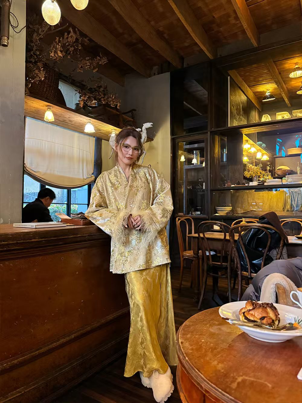 MUKZIN New Chinese - style Coat Made of Mulberry Silk