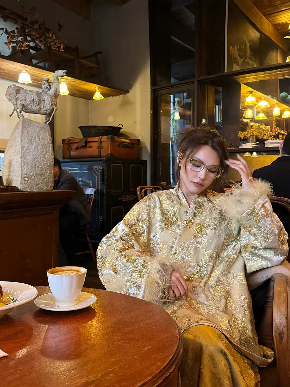 MUKZIN New Chinese - style Coat Made of Mulberry Silk