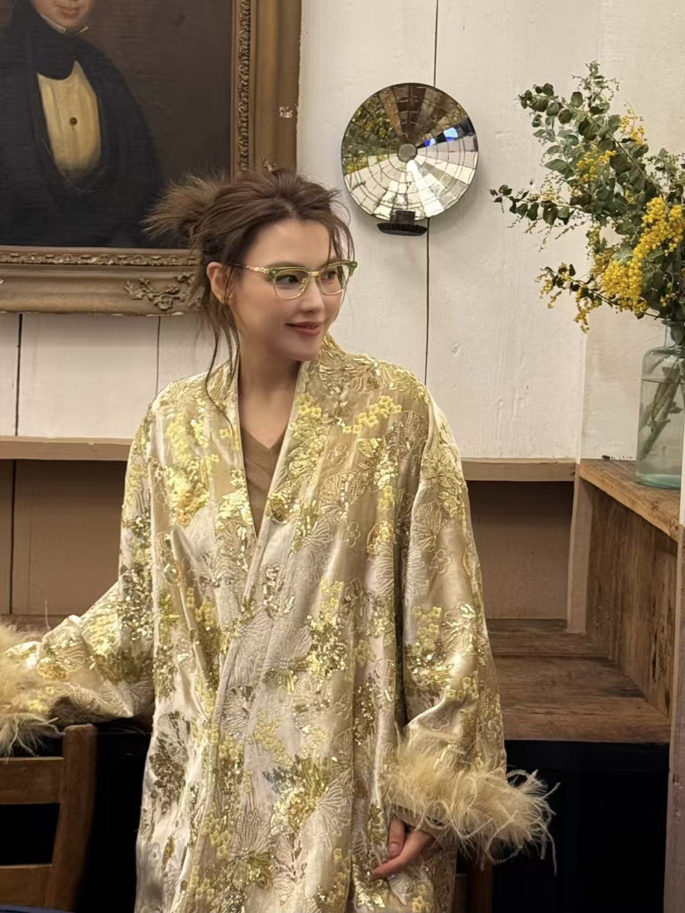 MUKZIN New Chinese - style Coat Made of Mulberry Silk