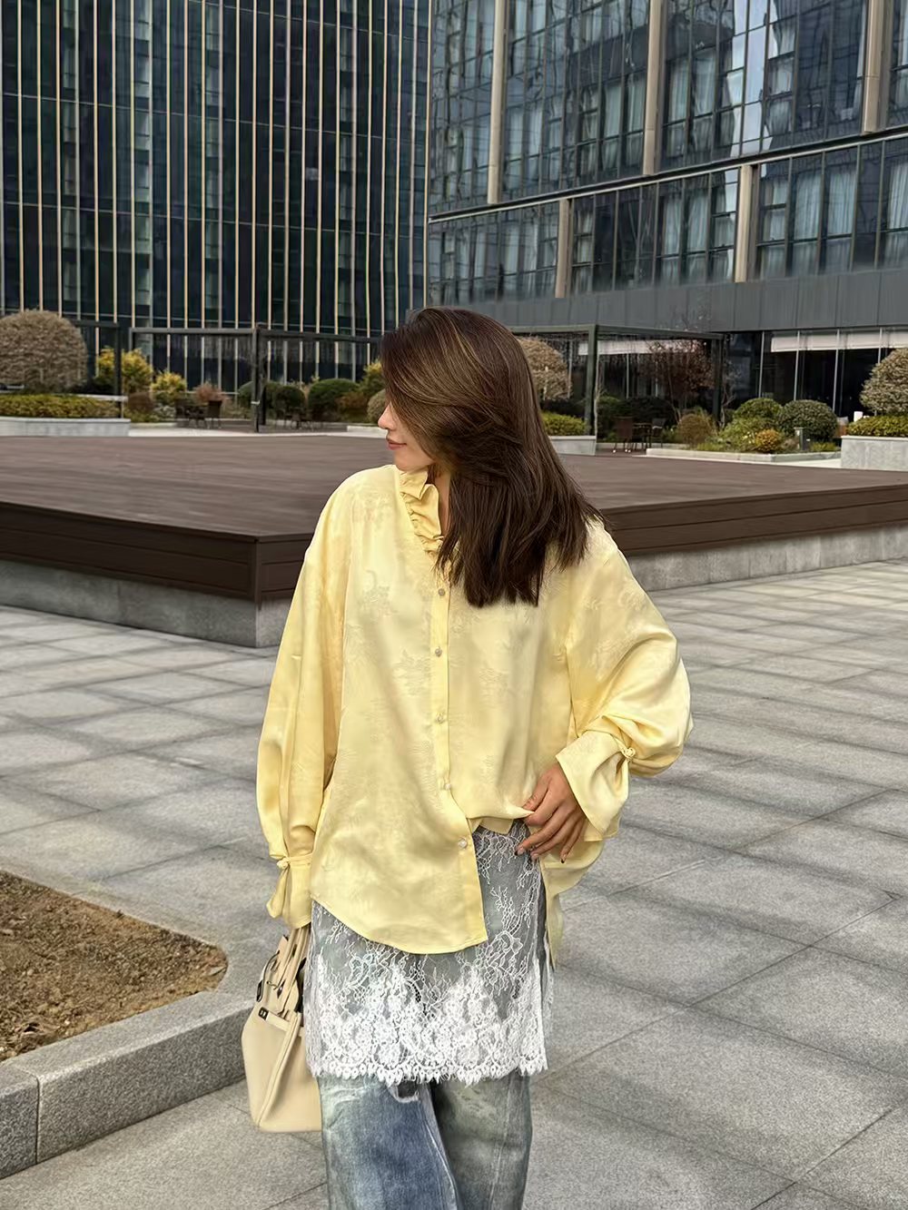 MUKZIN "Rock Sugar Pear" Versatile and Loose New Chinese-style Shirt