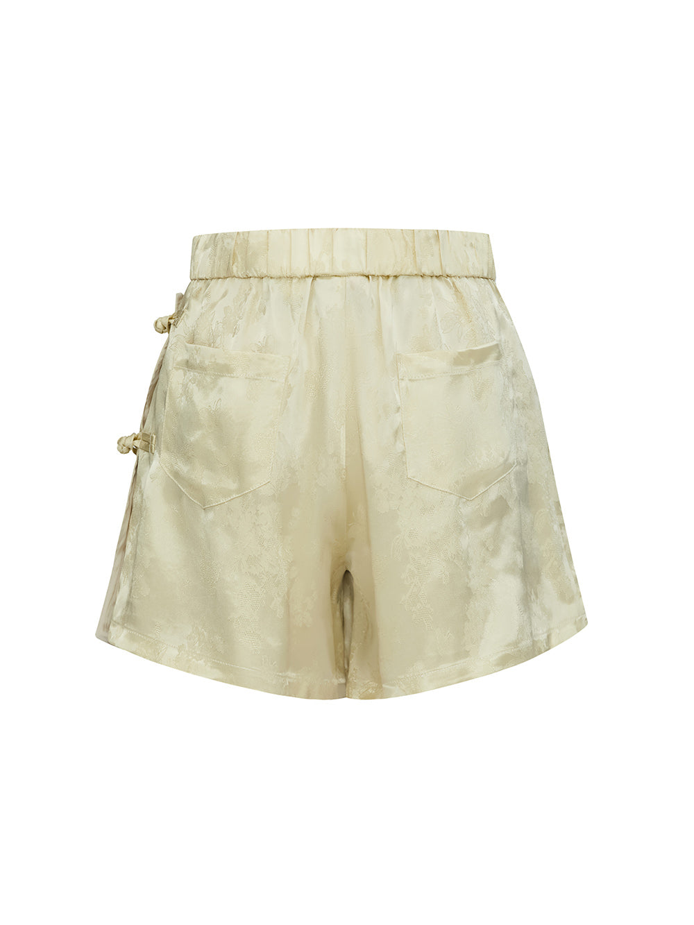 Mukzin "Ode To The New Summer"New Chinese-Style Yellow National Style Shorts