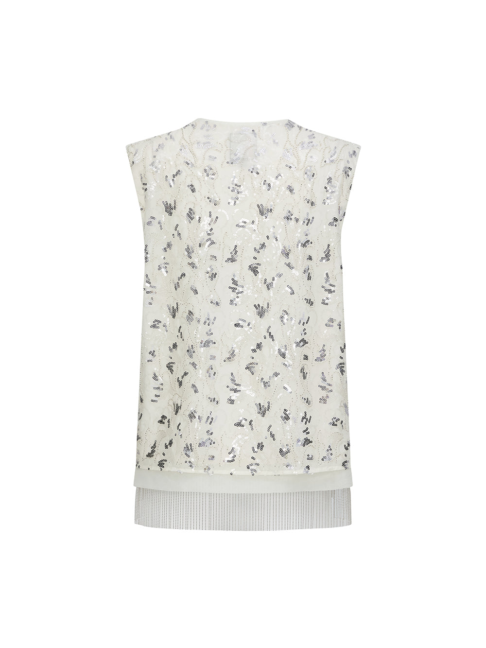 MUKZIN "Ode to the New Summer"White Sleeveless Stylish Casual Vest