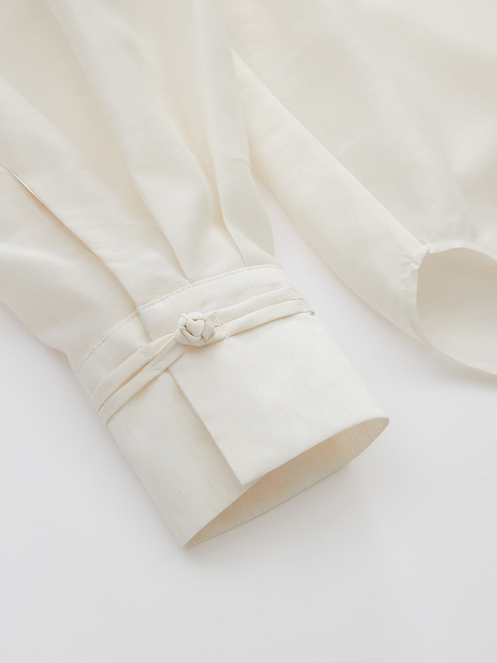 MUKZIN "Ode to the New Summer"Neo - Chinese Style Embroidered White Shirt