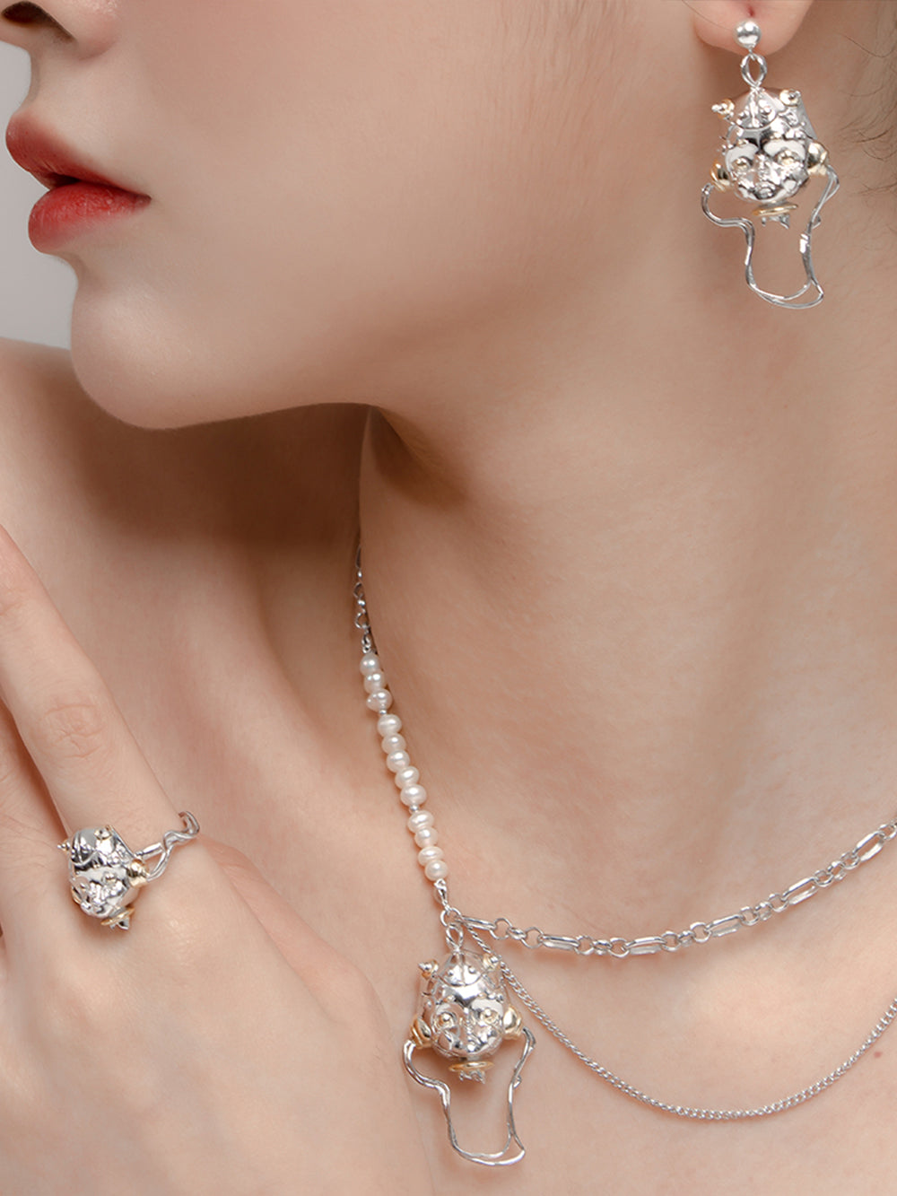 MUKTANK×QUANDO Ex Machina Sterling Silver Rings