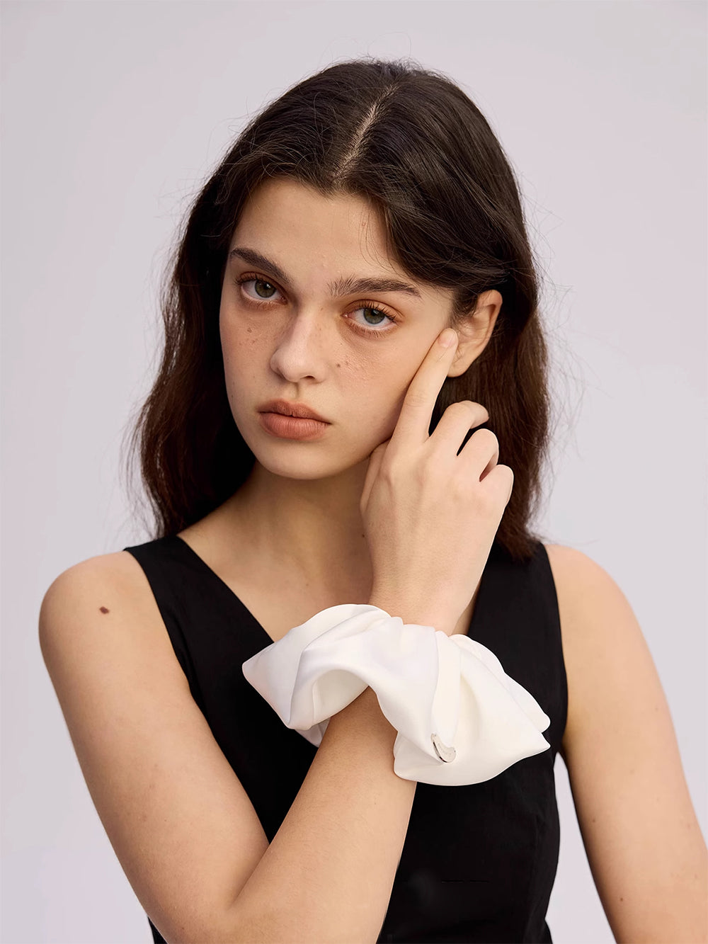 MUKTANK×SUN HUNTER Acetate Satin Cloud-shaped Hair Tie