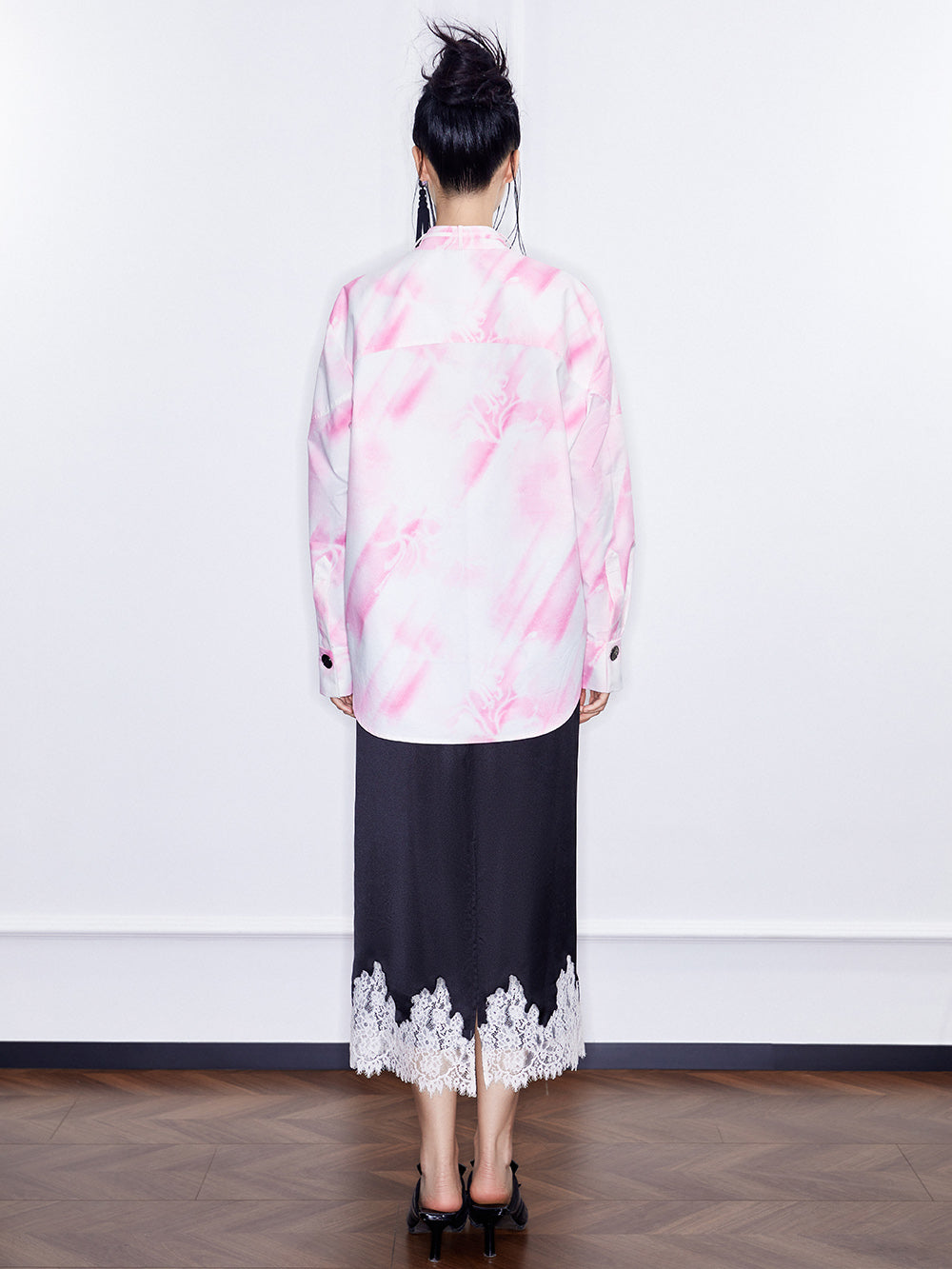 MUKZIN SpringPrelude "Peerless" New Chinese - style Color - Blended Patterned Shirt