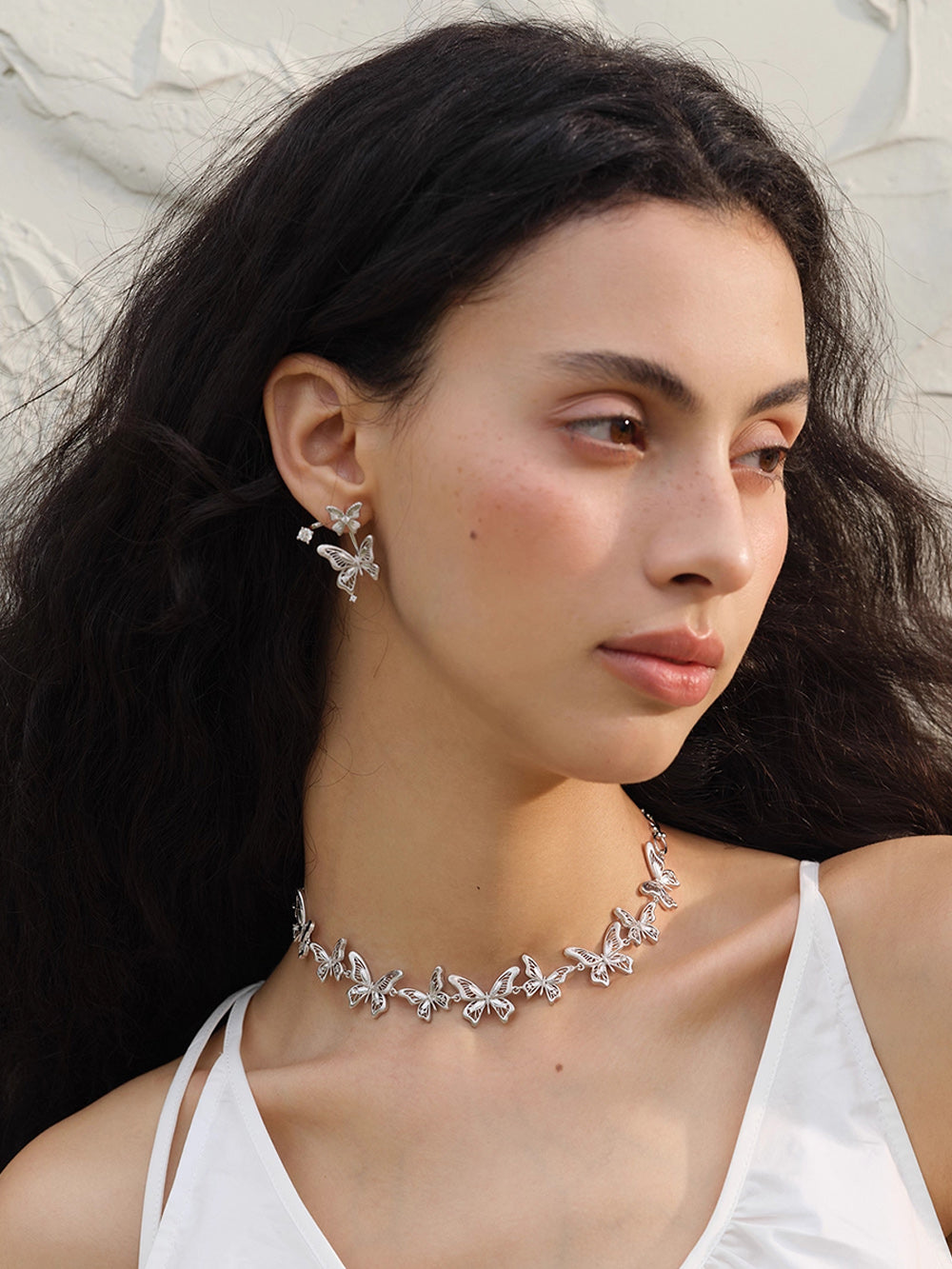 MUKTANK×SUN HUNTER “Emergence”Exquisitely Crafted Lace Butterfly Necklace
