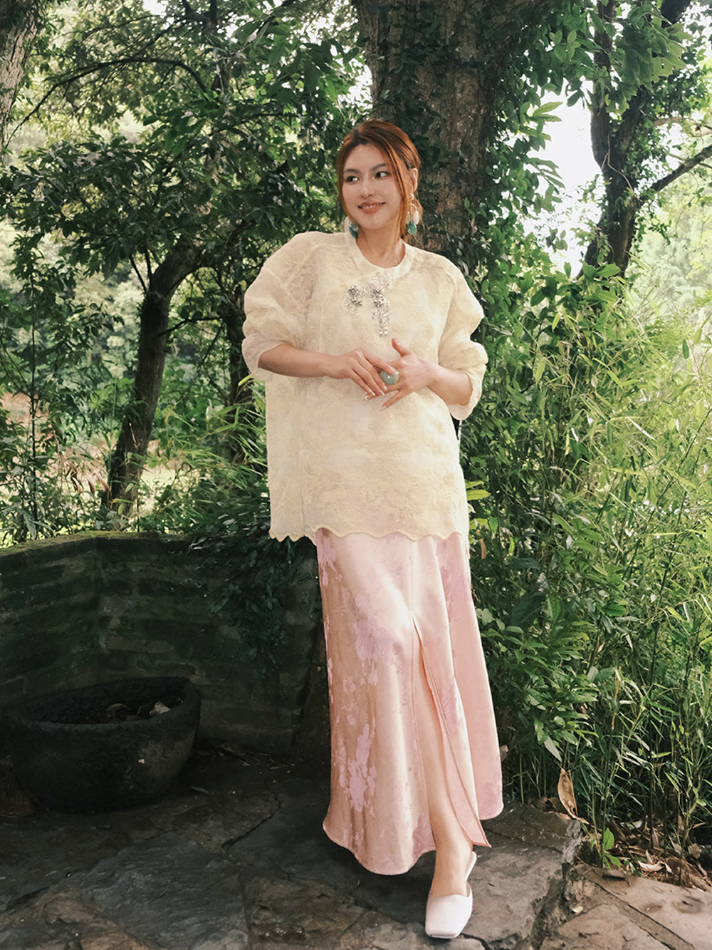 MUKZIN“Capsule Collection”Neo-Chinese Style Heavy-Embroidery Shirt