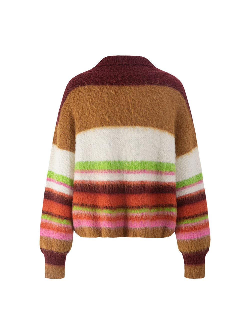 MUKZIN Bow Striped All-match Casual Cute Sweatshirt