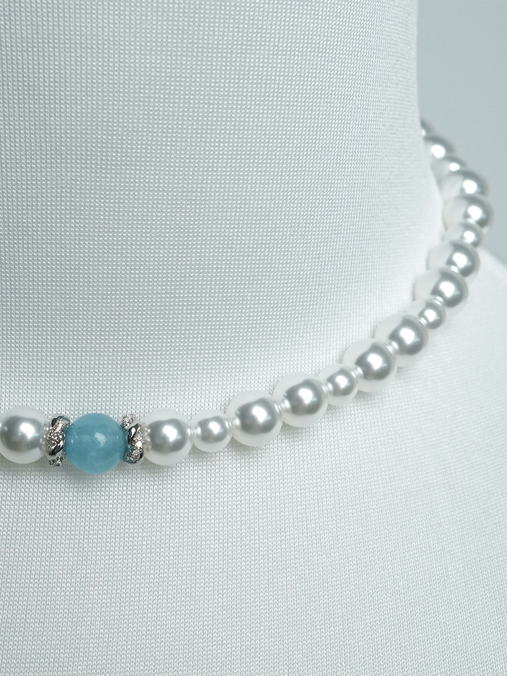MUKZIN"Mermaid Tears" Australian White Pearl Necklace