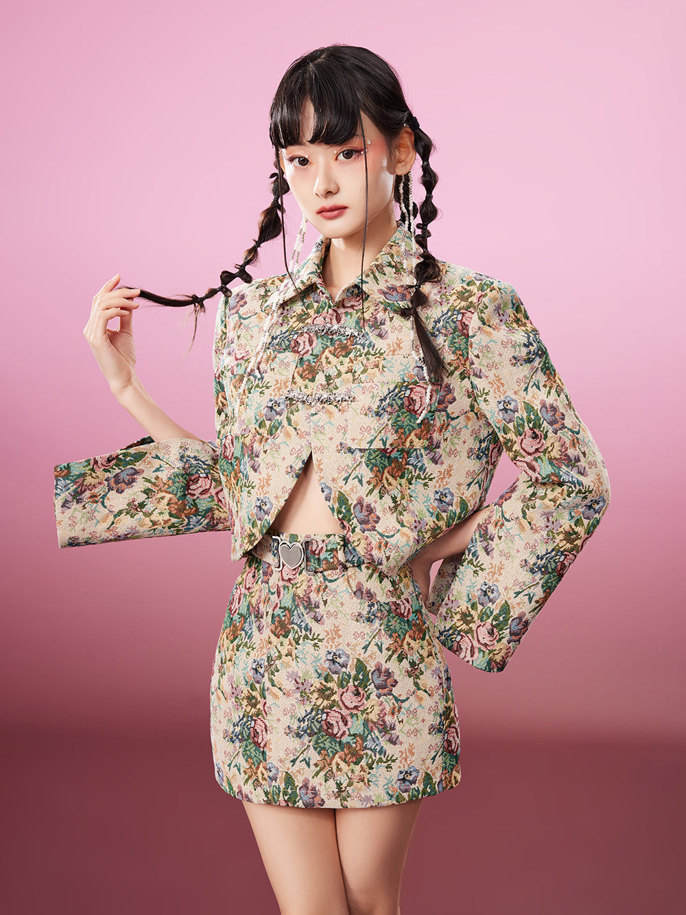 MUKZIN Jacquard Chinoiserie High Quality Original Skirts
