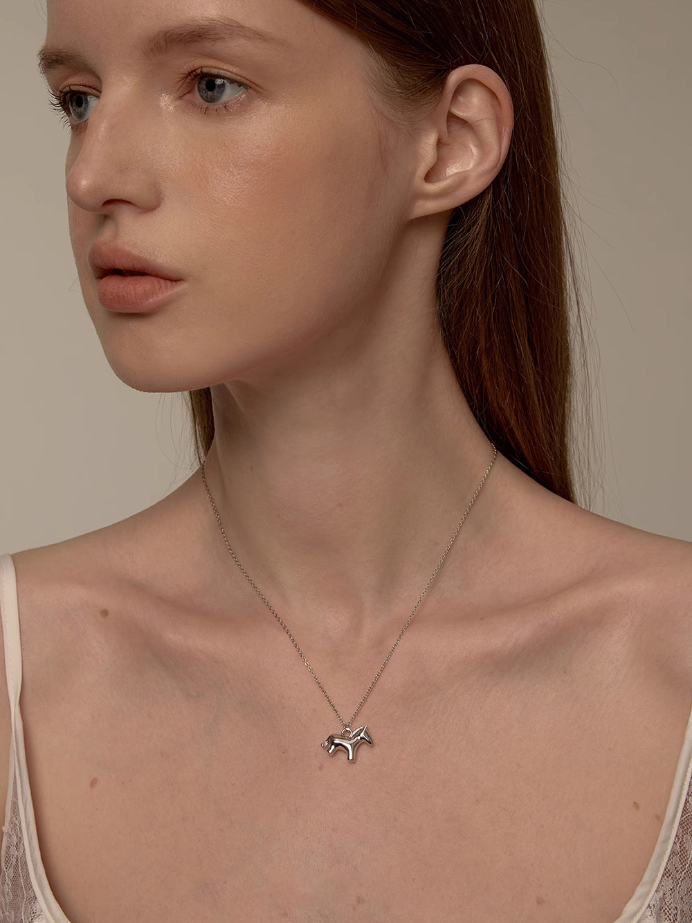 MUKTANK×SUN HUNTER Pony-shaped Basic Plain Chain