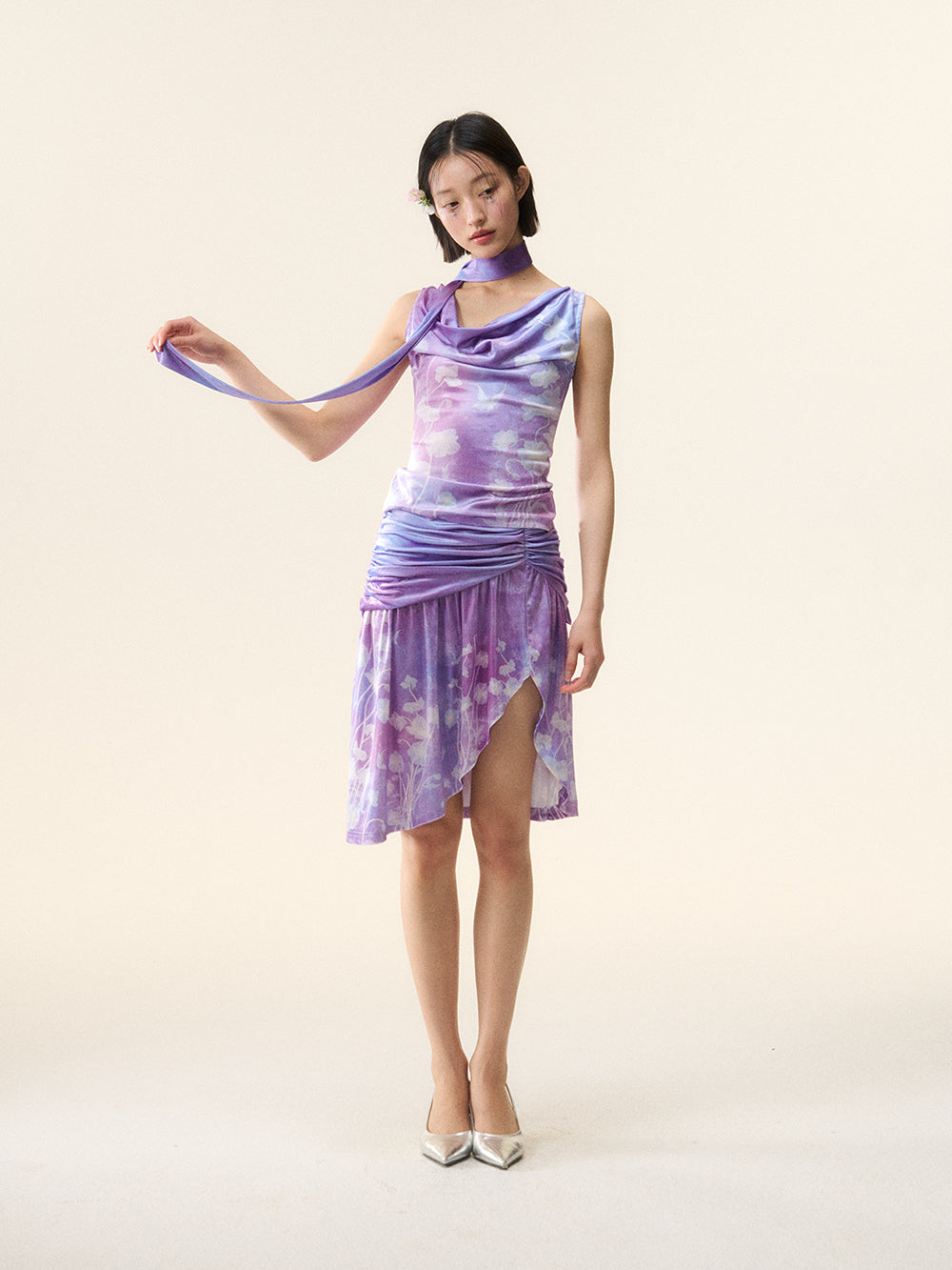 MUKTANK×LOUMUTAKU Bottom Half Skirt of the Romantic Purple Suit in the Theme of Lady Yu (Yumeiren)