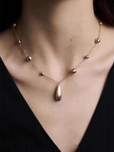 MUKTANK × SUN HUNTER Short Gypsophila Paniculata Water Drop Shaped Necklace